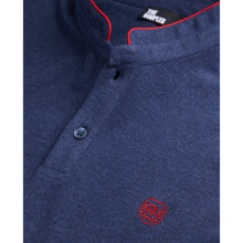 Cotton Polo T-Shirt | Men | Navy Blue