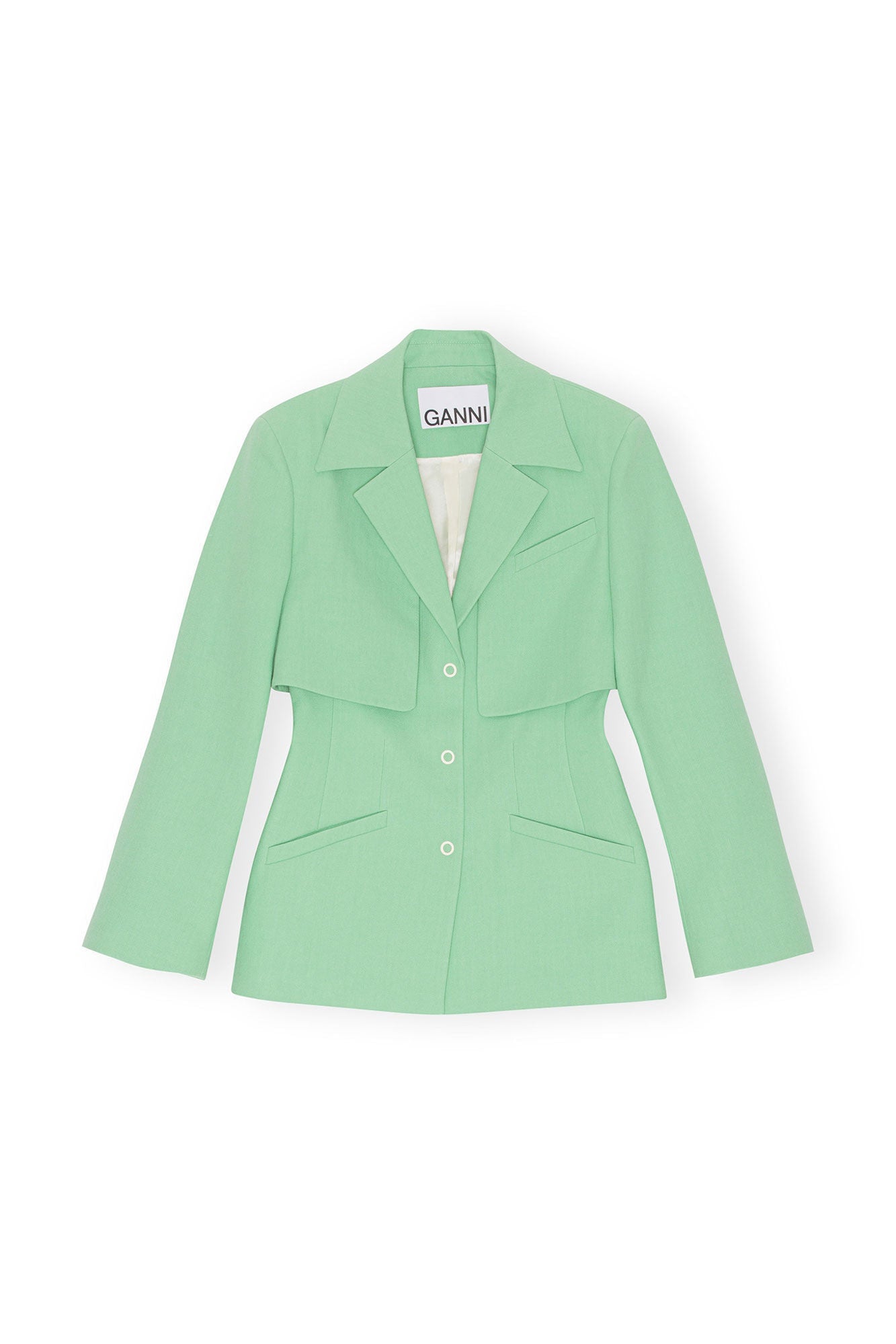 Cotton Suiting Blazer | Peapod