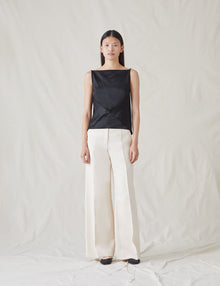 Womens | The Cowl Back Top | Black