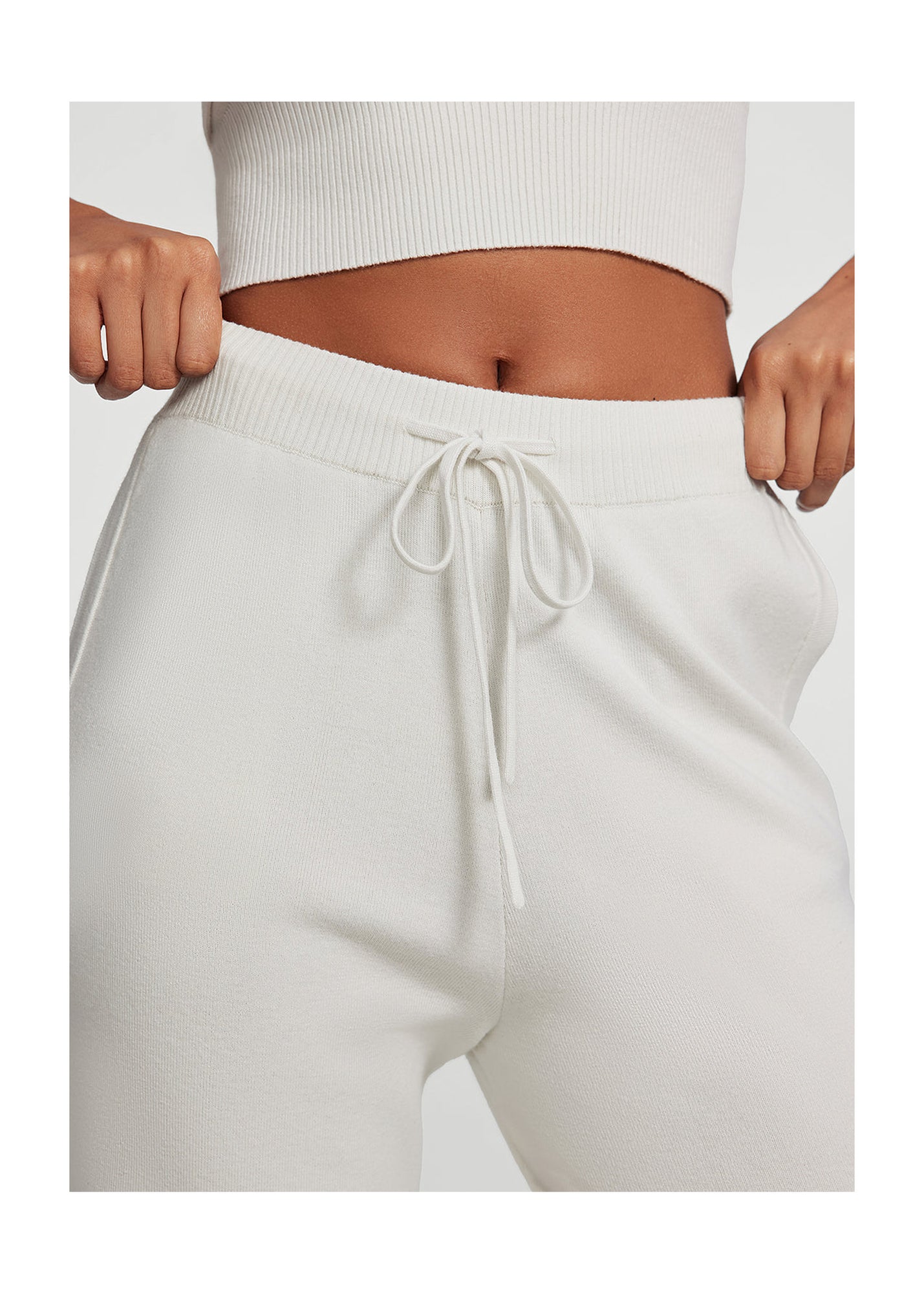 Cozy Luxe Sweatpants | White