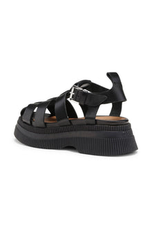Creepers Creepers Grid Sandal | Black/Black