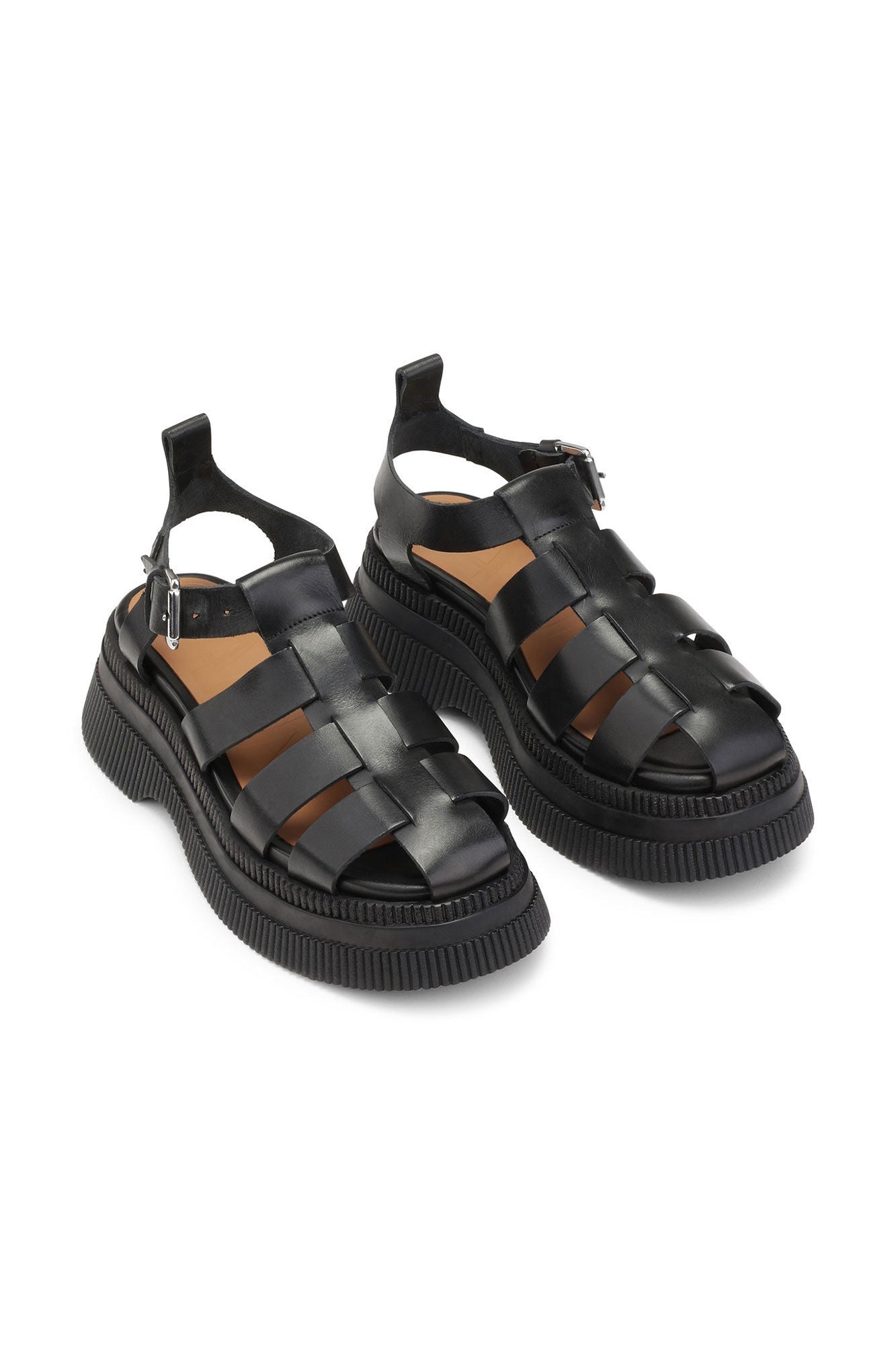 Creepers Creepers Grid Sandal | Black/Black