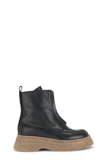 Creepers Wallaby Zip Boots | Black