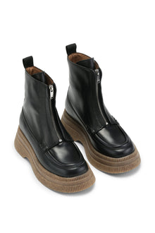 Creepers Wallaby Zip Boots | Black