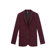 Crepe Suit Jacket | Women | Burgundy