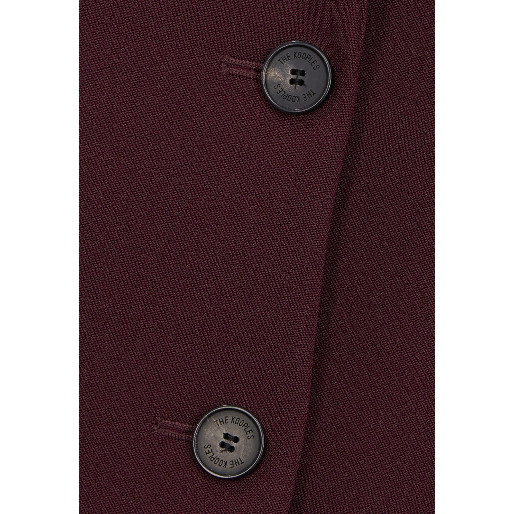 Crepe Suit Jacket | Women | Burgundy