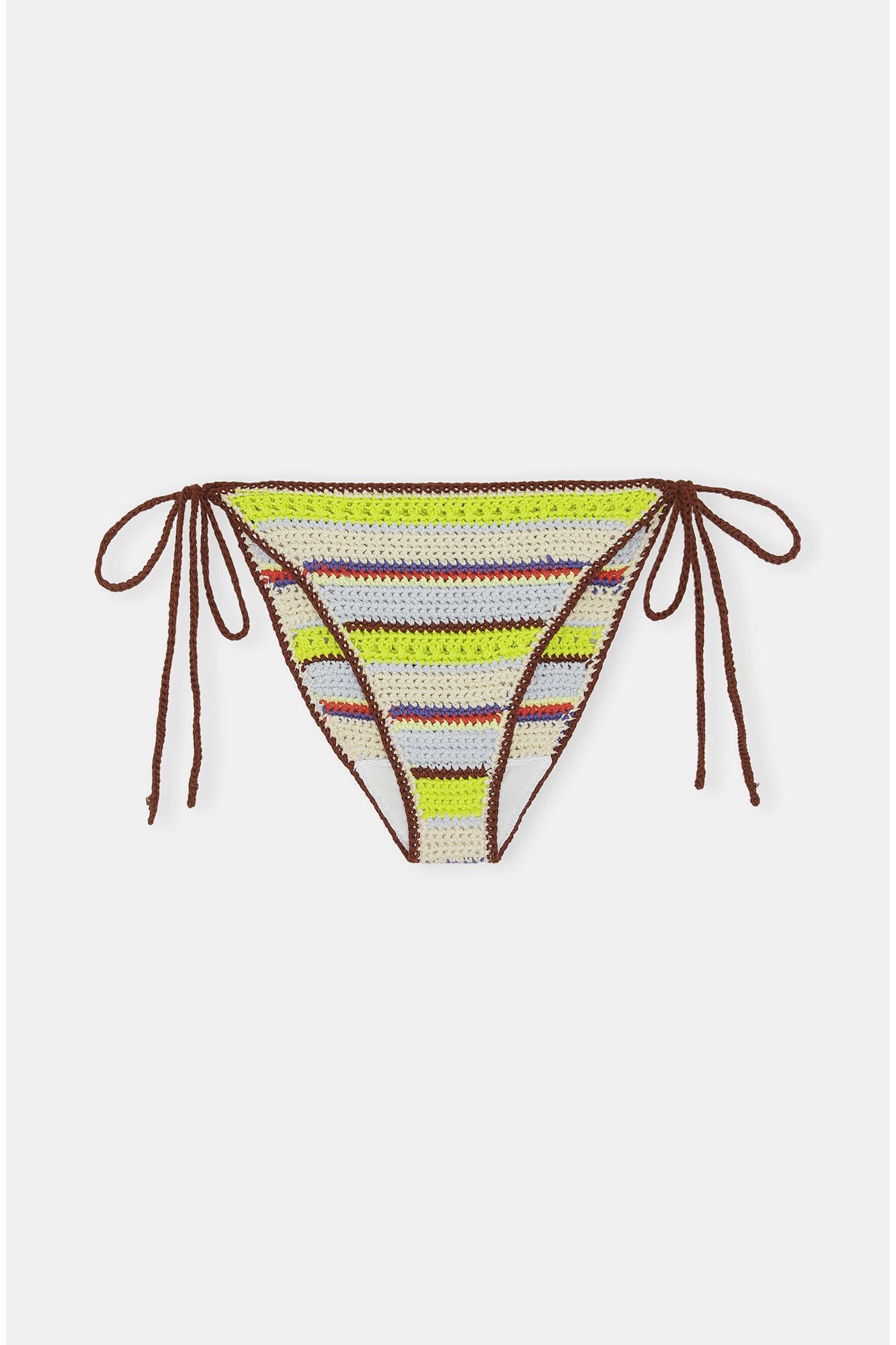 Crochet String Bikini Bottom | Multicolour