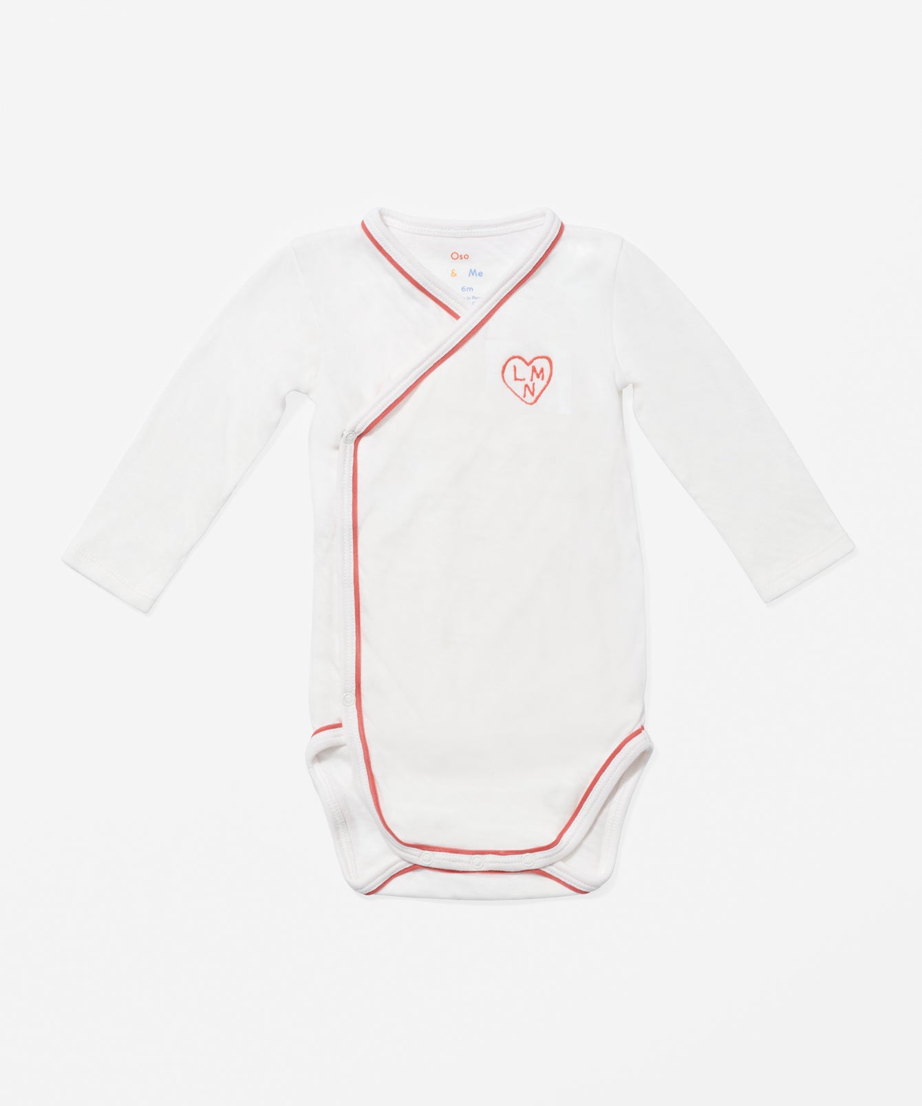Kids Unisex | Crossbody Onesie | White/Red