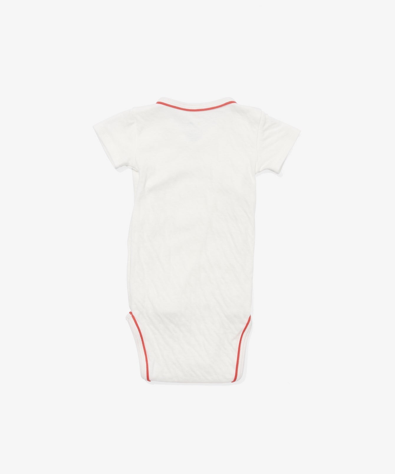 Kids Unisex | Crossbody Short Sleeve One-piece | White/Red