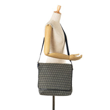 Fendi | Pre-Owned Zucchino Canvas Crossbody | Gray/Blue/Navy