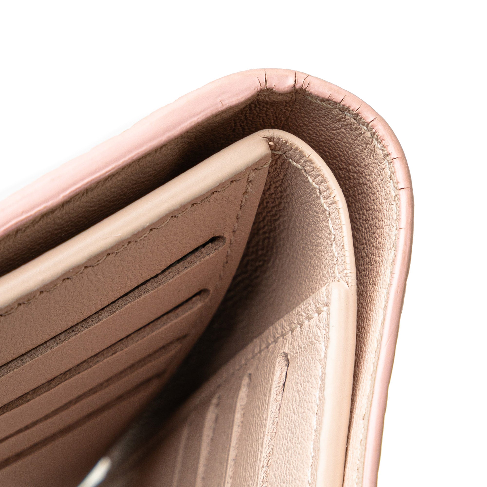 Louis Vuitton | Pre-Owned Bicolor Taurillon Capucines Compact Wallet | Pink/Light Pink