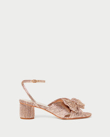 Dahlia Pleated Bow Heel | Dune