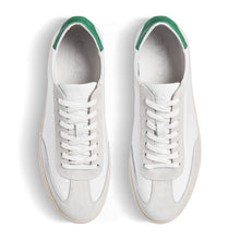 Unisex | Deane | White Leather Pine Green