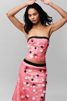 Womens | Ambroise Sequin Tube Top | Ballet Slipper