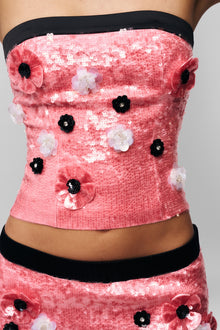 Womens | Ambroise Sequin Tube Top | Ballet Slipper
