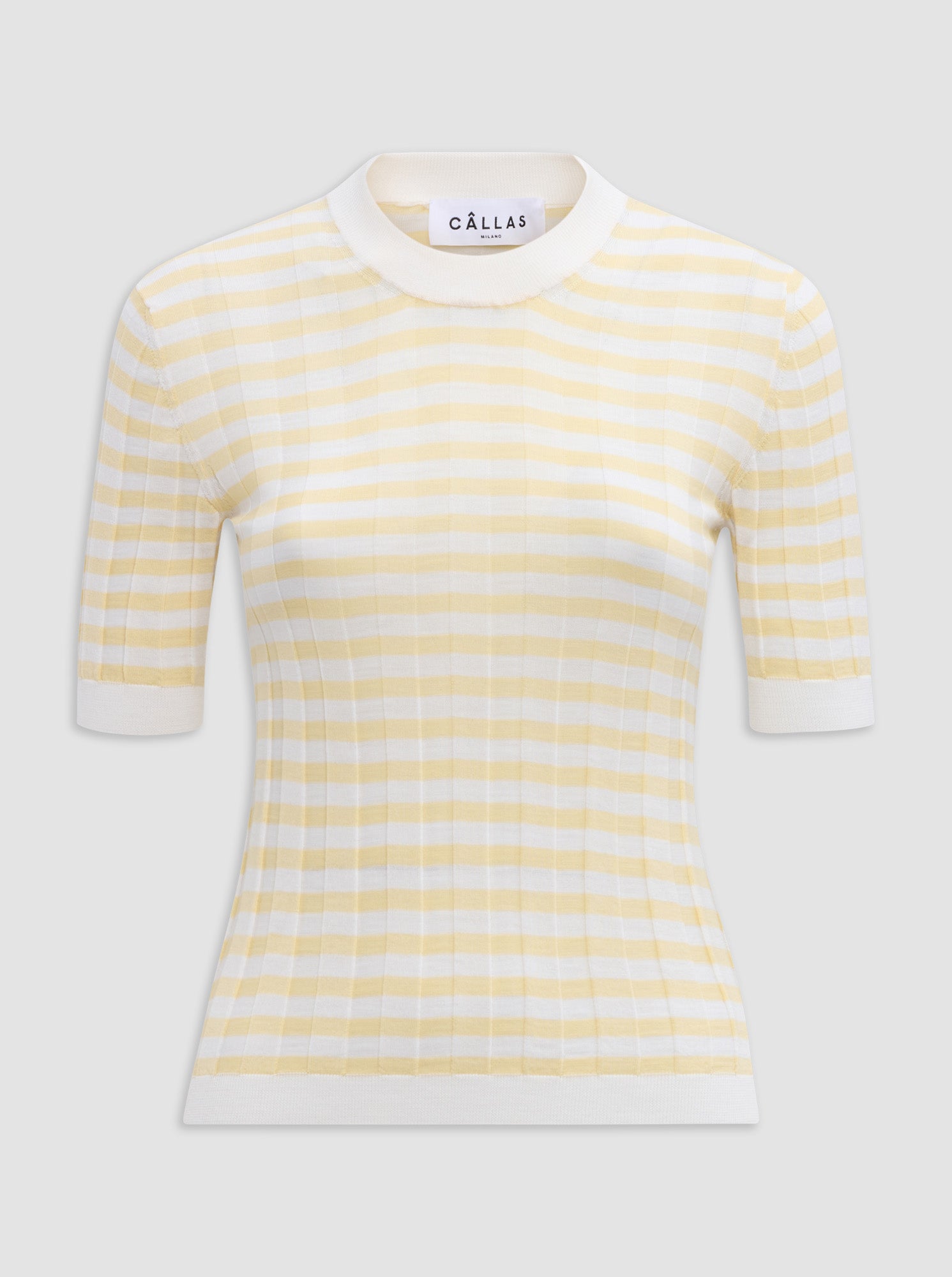 Deeda Stripe Knit | Yellow/Ivory Stripes