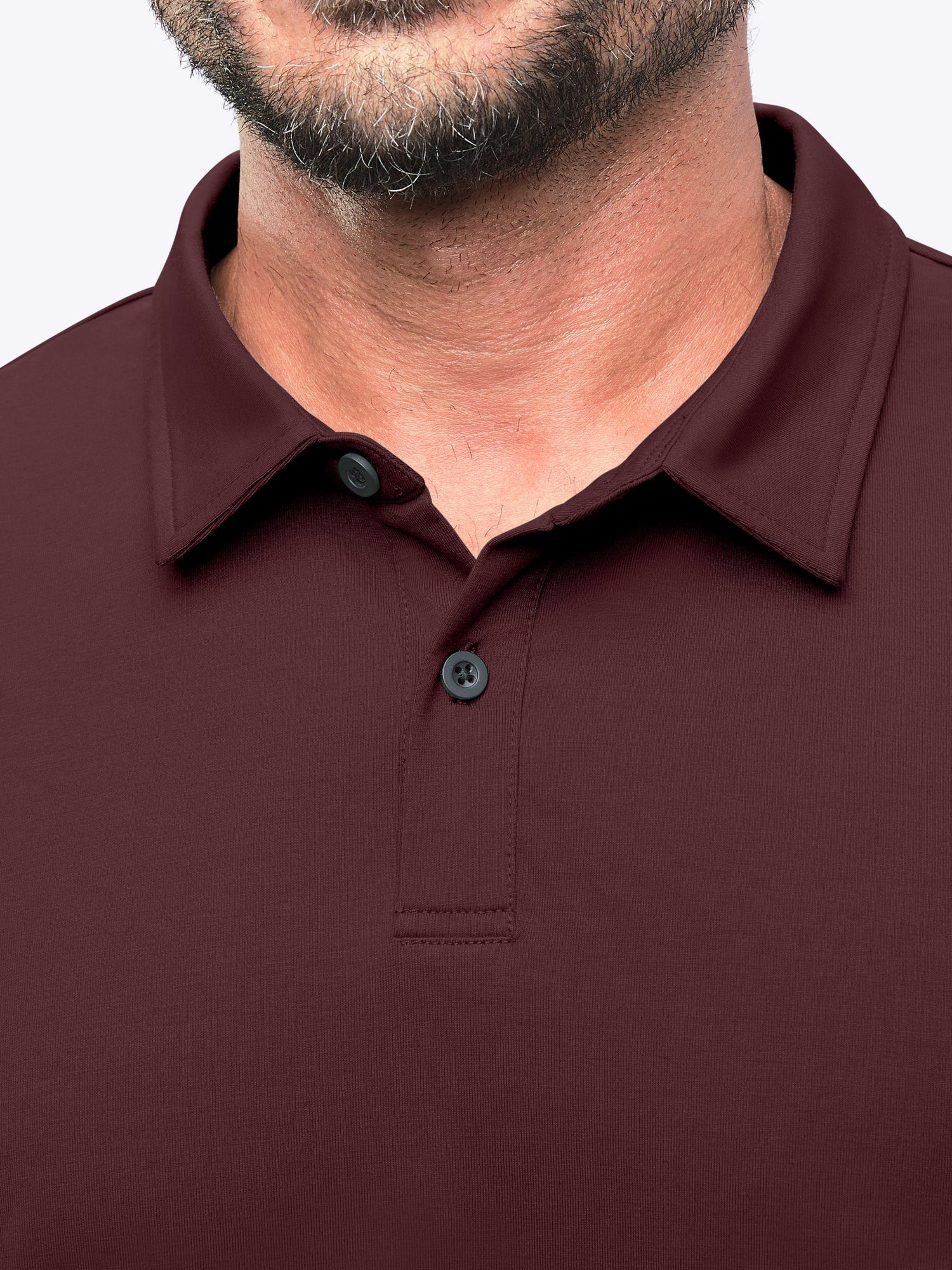 Mens | AO Polo | Signature-Fit PYCA Pro | Deep Cranberry