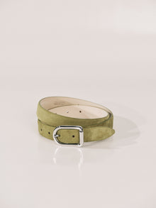 Mija Belt | Moss & Silver
