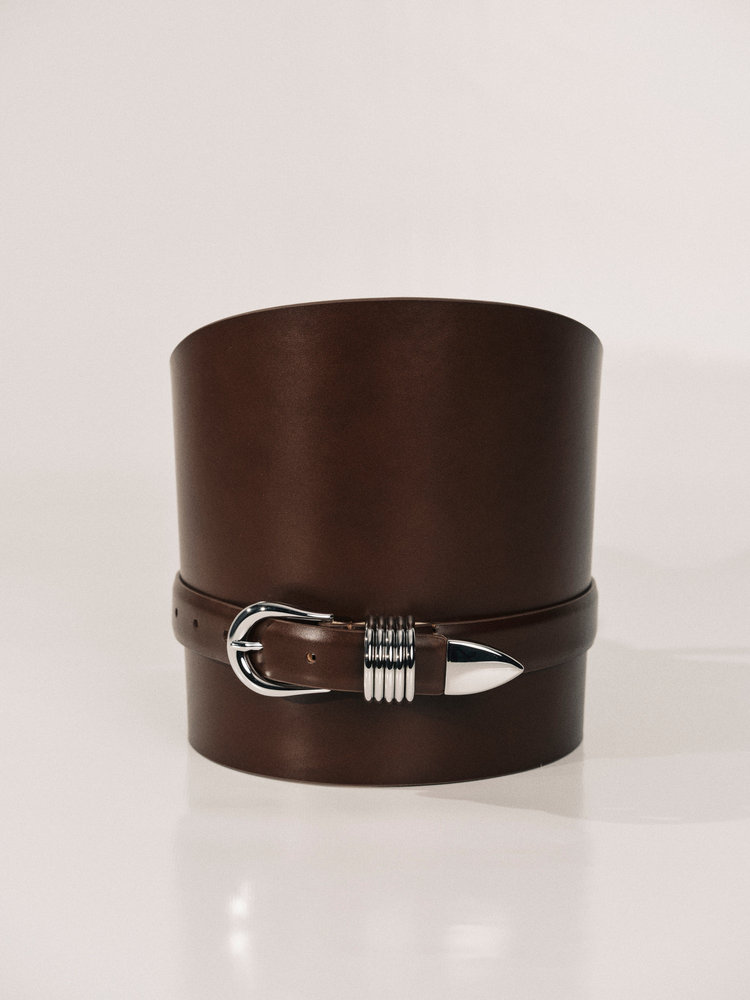 Bodice Belt Deep Brown Silver | Deep Brown & Silver