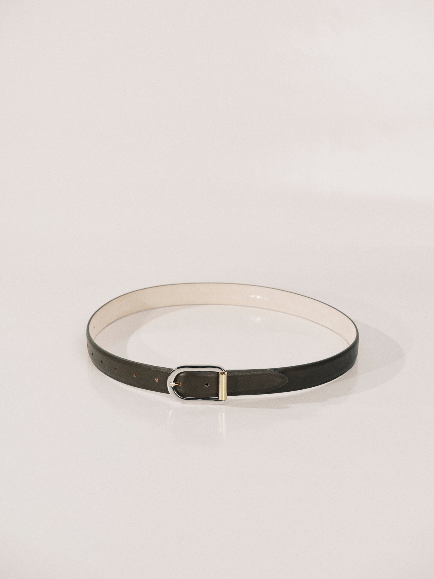 Mija Belt | Truffle & Silver & 24K Gold