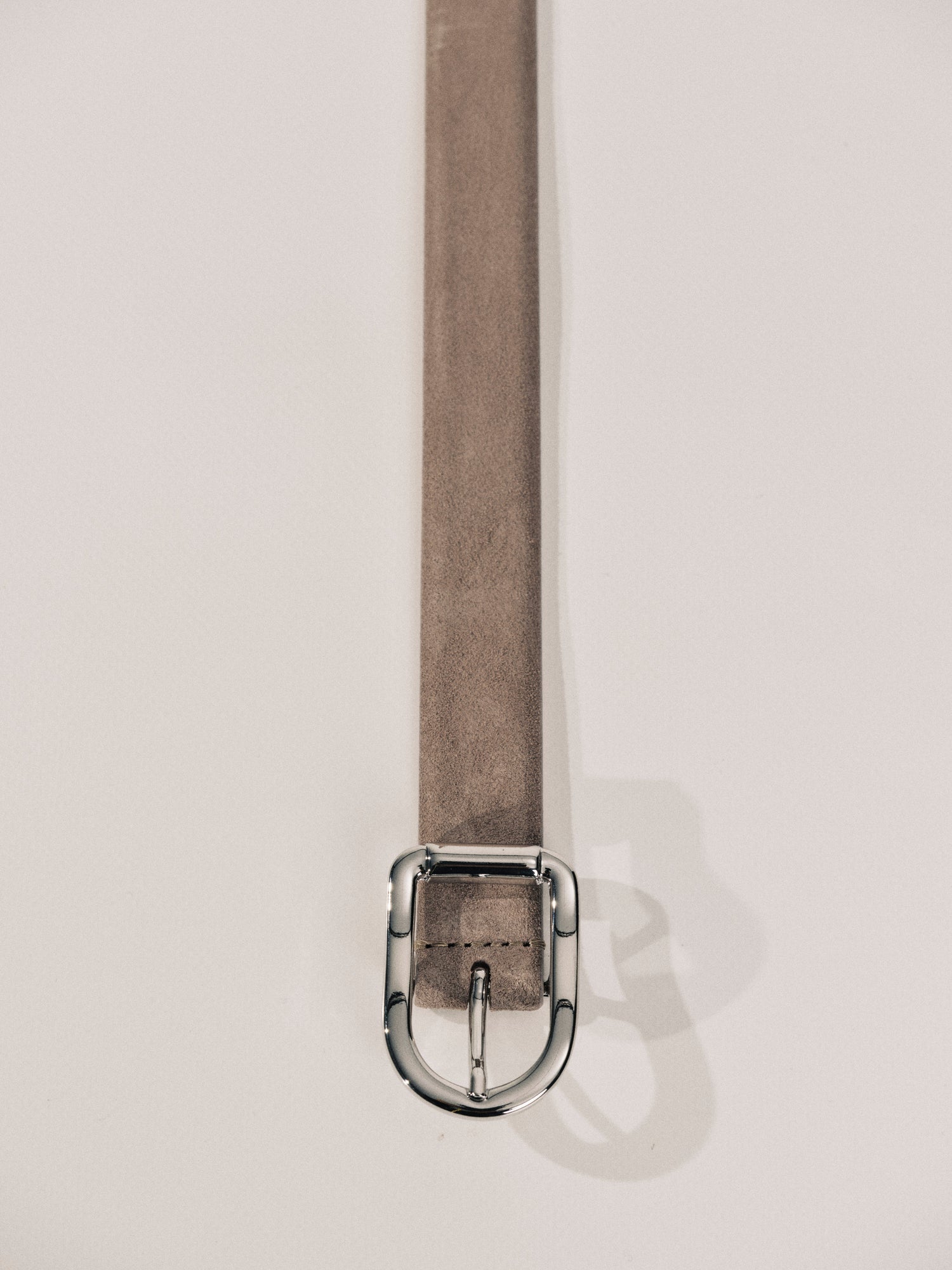 Mija Suede Belt | Lavendar & Silver