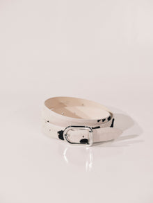 Mija Belt | Black & White & Dalmatian Silver