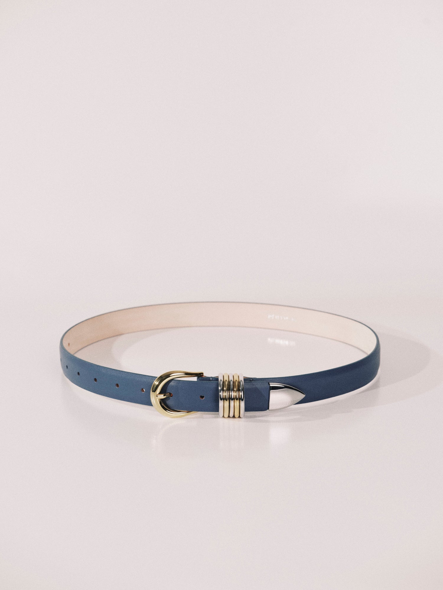 Hollyhock Ming Blue Mixed Metal | Ming Blue & Silver & 24K Gold