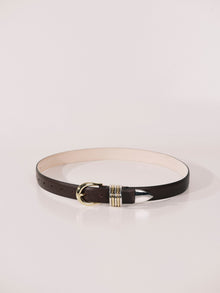 Hollyhock Date Brown Mixed Metal | Date Brown & Silver & 24K Gold