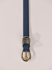 Hollyhock Ming Blue Mixed Metal | Ming Blue & Silver & 24K Gold