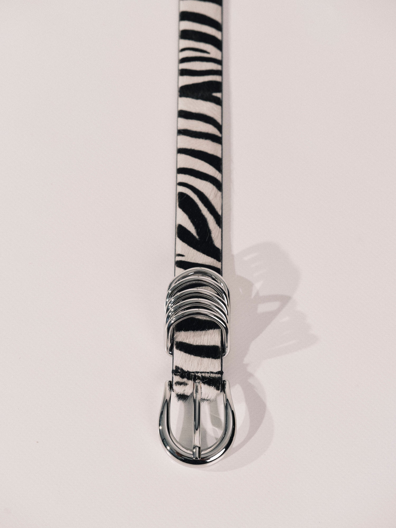 Hollyhock Zebra Calf Hair Silver | Black & White Zebra Calf Hair & Silver