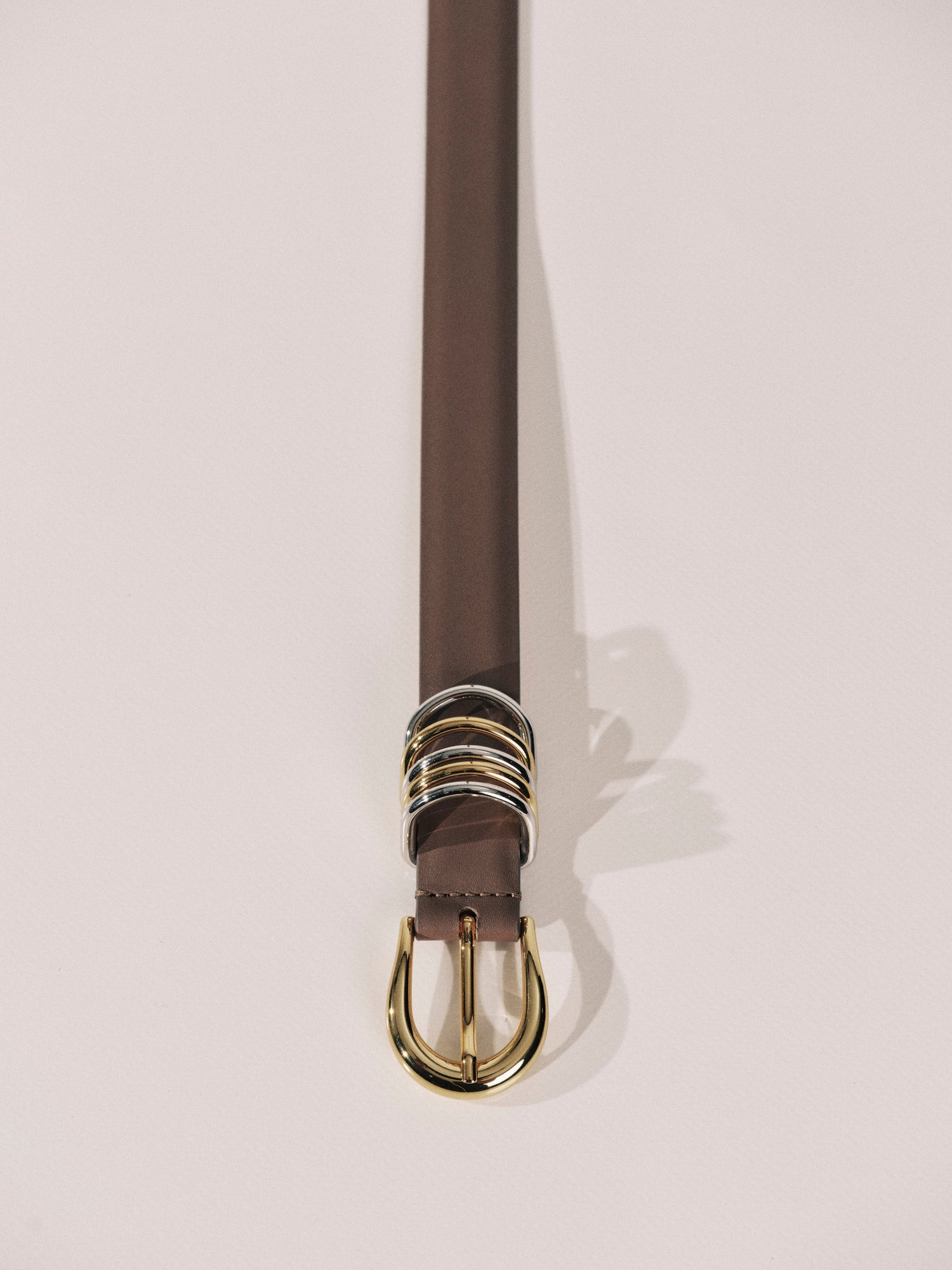 Hollyhock Malt Leather Mixed Metal | Malt & Silver & 24K Gold