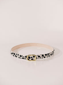 Mija Black & White Dalmatian Gold | Black & White Dalmatian & 24K Gold