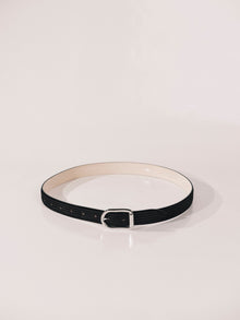 Mija Corduroy Suede Black Silver | Black Corduroy Suede & Silver