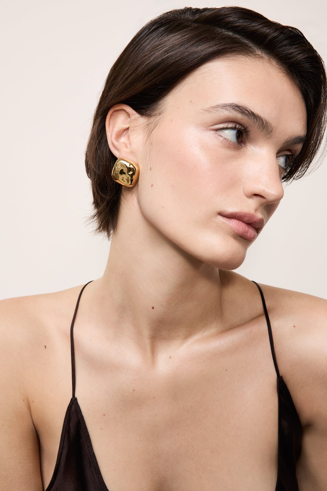 Tetra Earrings Large | Gold Vermeil