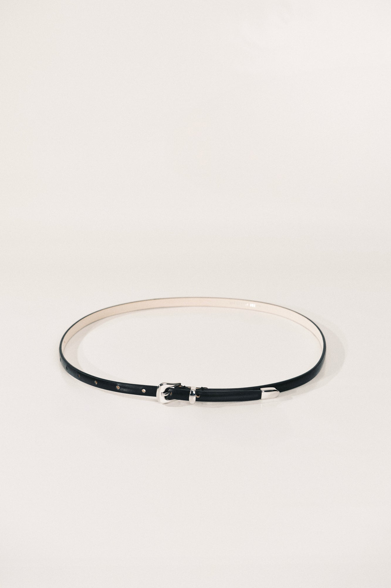 Le Fil Belt | Black & Silver