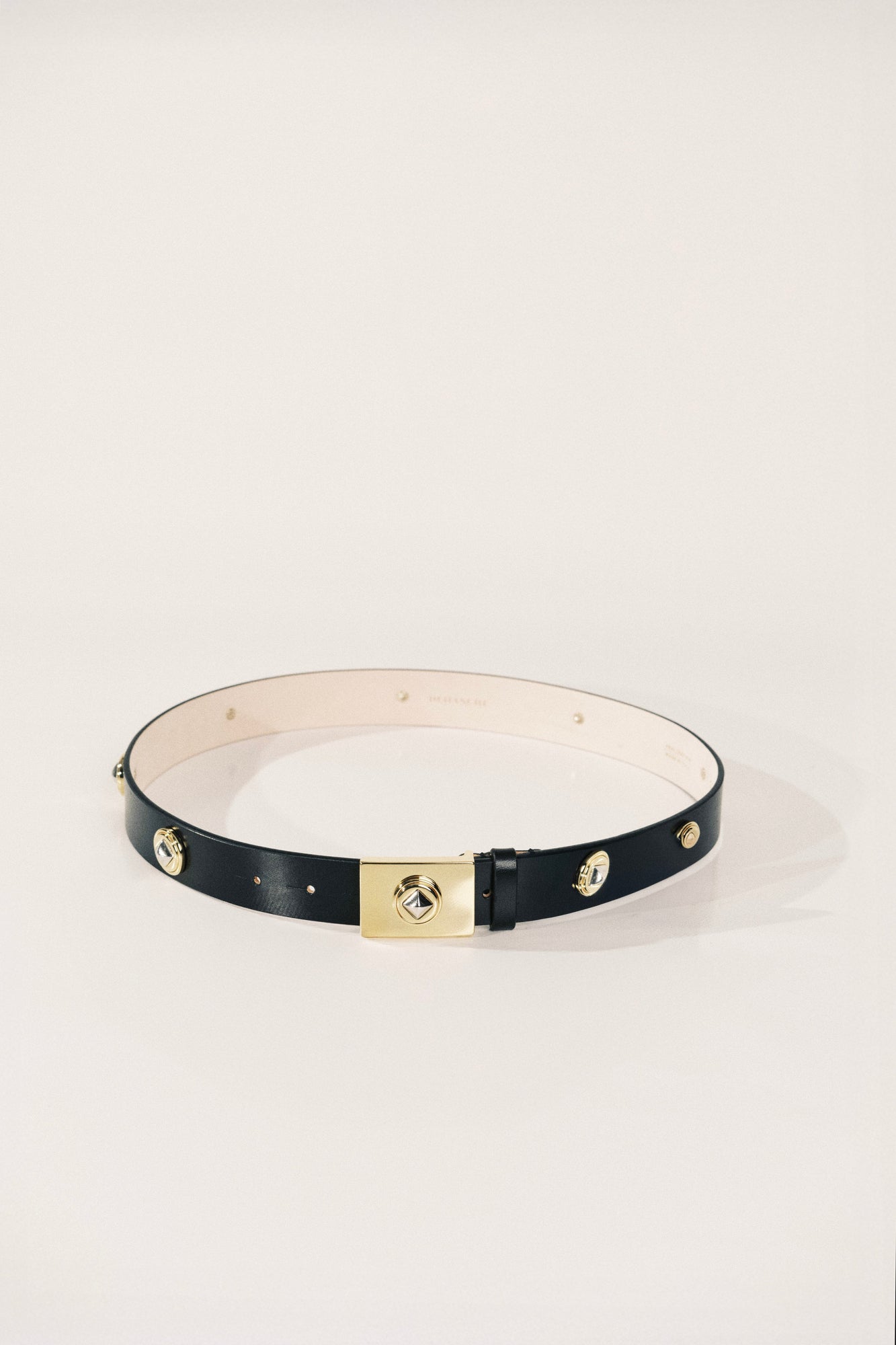 Medora Belt | Black & Mixed Metal