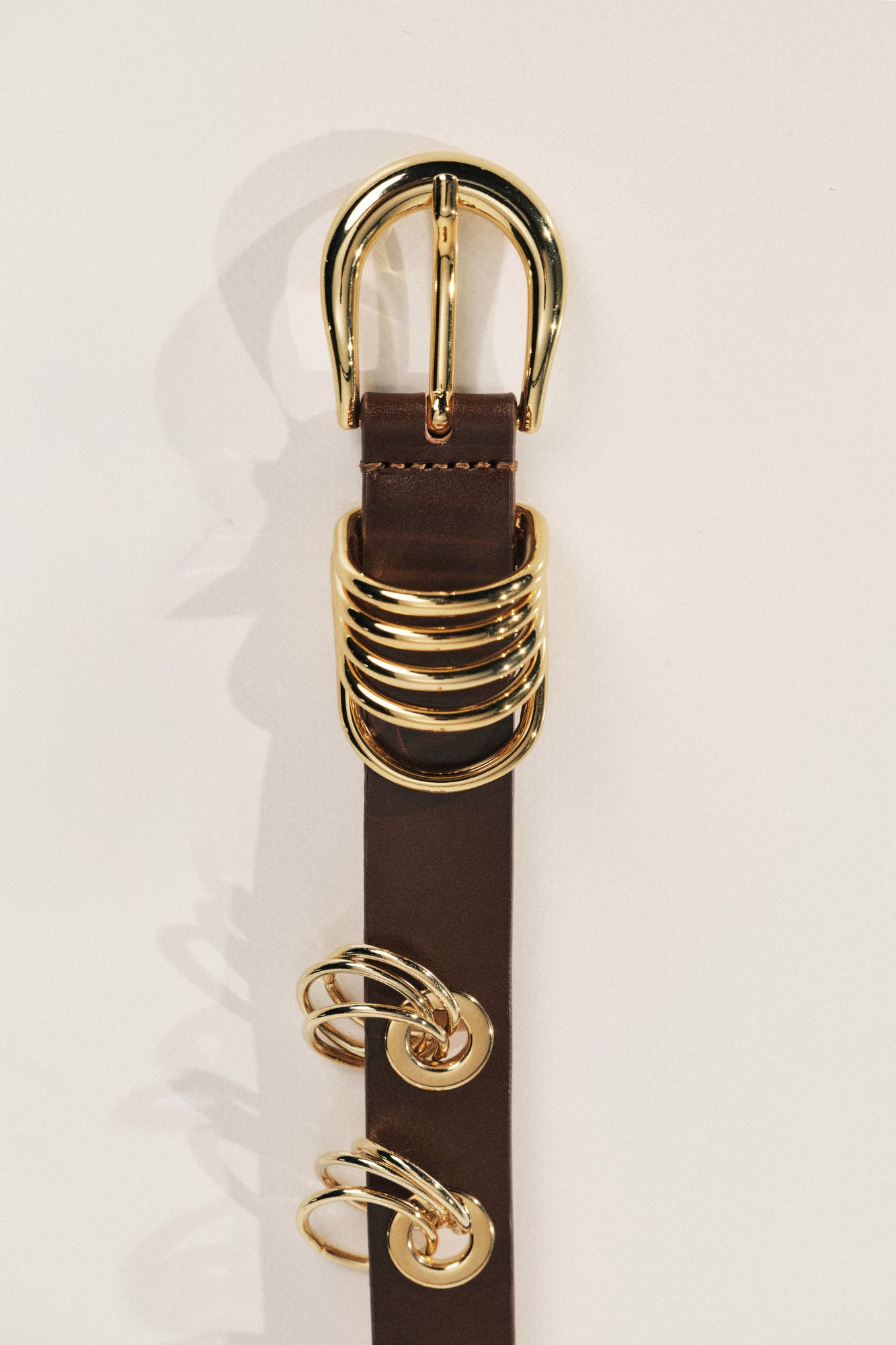 Revenge Belt | Mahogany & 24K Gold