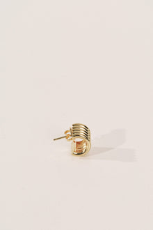 Hollyhock Earrings Small | Gold Vermeil