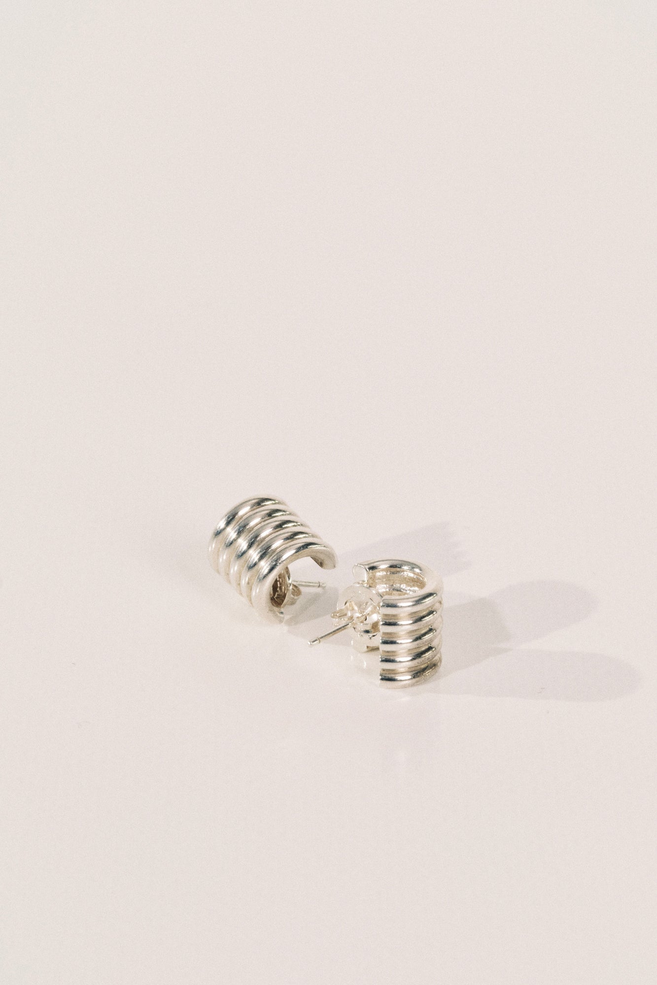 Hollyhock Earrings Small | Sterling Silver