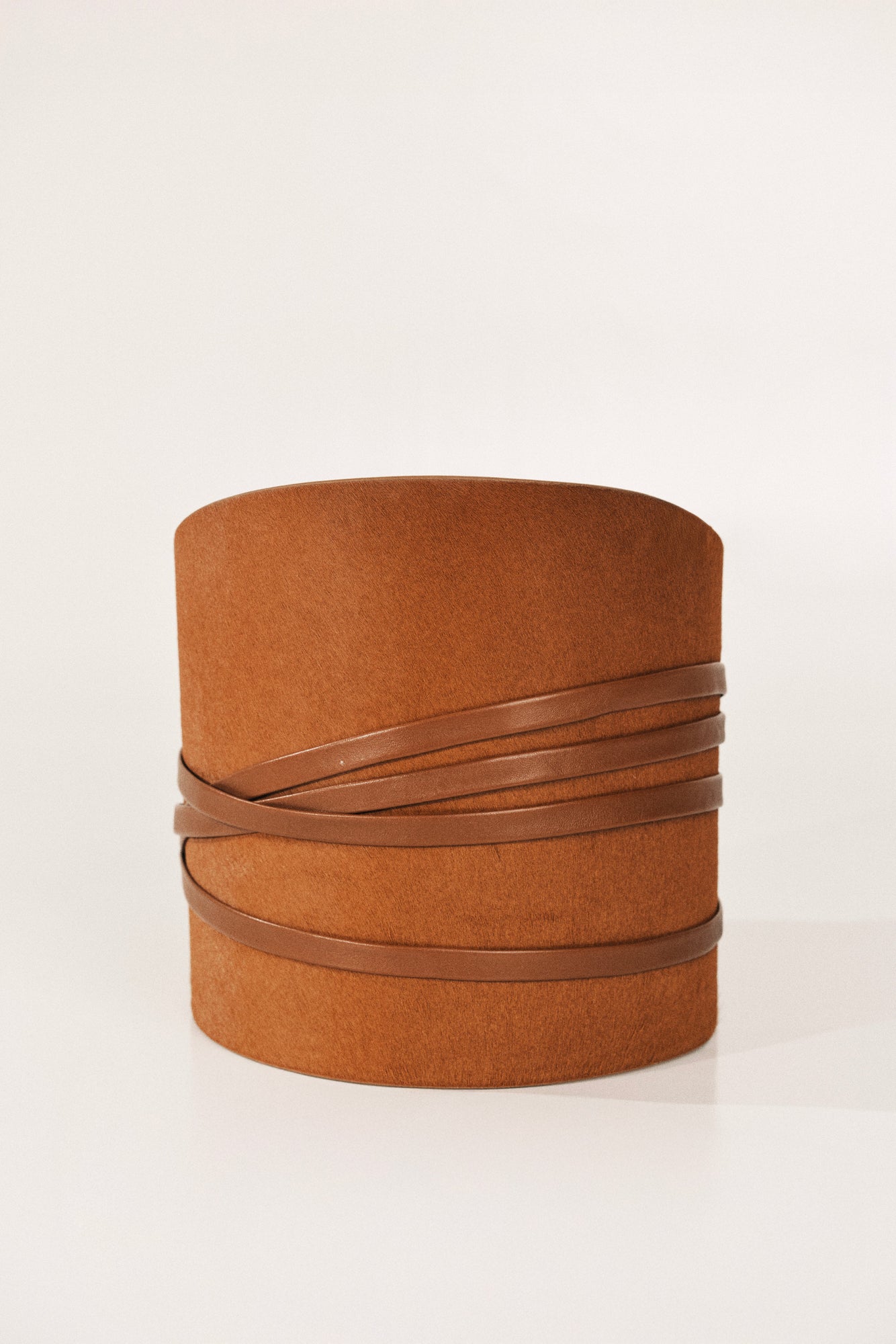 Undone Corset Camel Calf Hair | Camel Calf Hair
