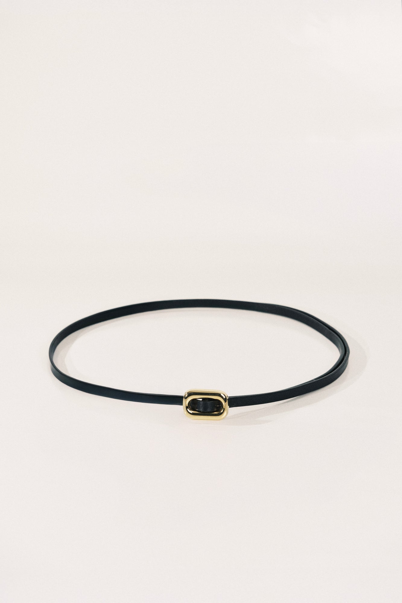 Venura Belt | Black & 24K Gold