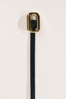 Venura Belt | Black & 24K Gold