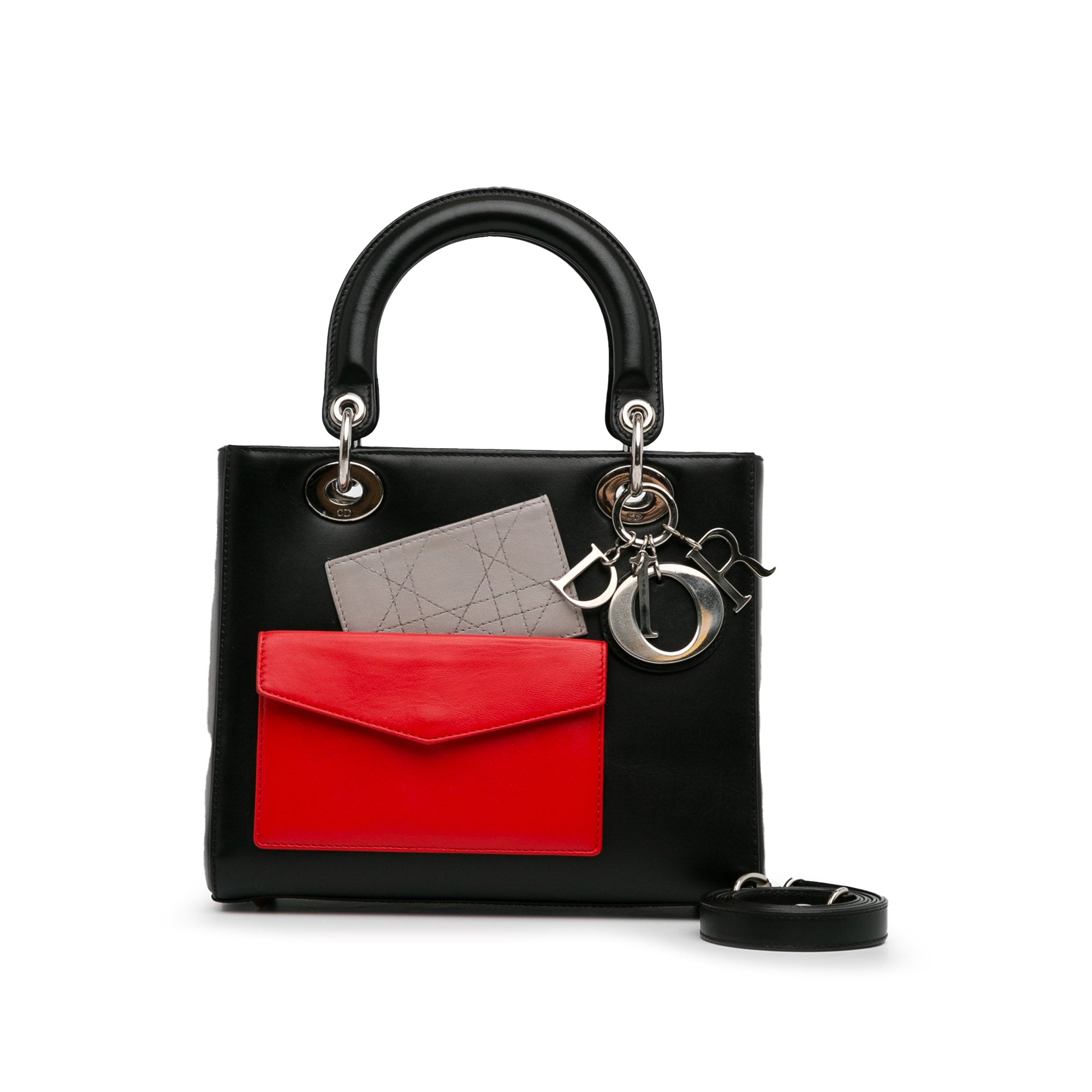 Dior | Pre-Owned Medium Calfskin Pockets Lady | Black