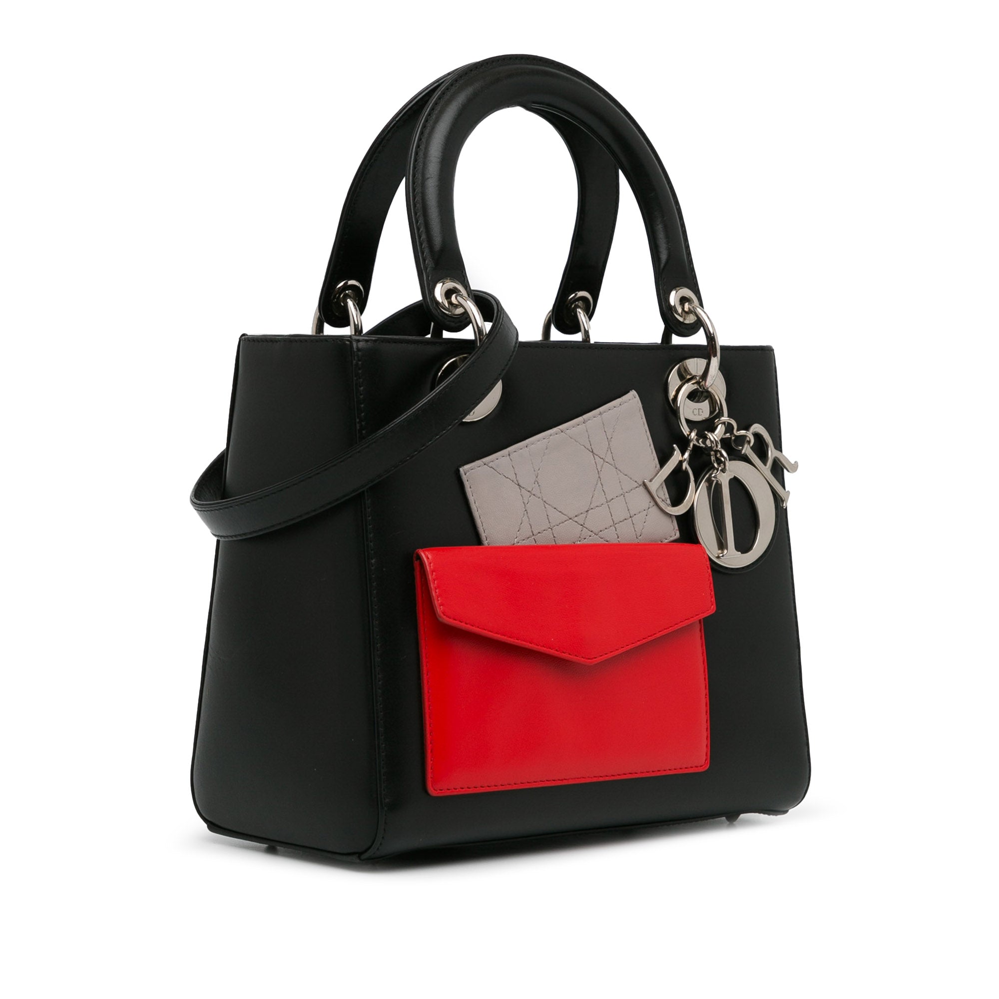 Dior | Pre-Owned Medium Calfskin Pockets Lady | Black