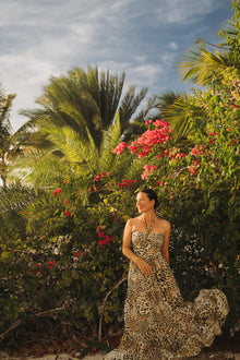 Piana Maxi Dress | Cheetah Natural