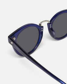 Duy Bio-Plastic Round-Frame Sunglasses | Navy