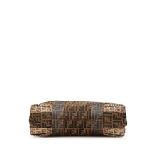 Fendi | Pre-Owned Large Zucca Canvas Mixed Media Tote | Brown