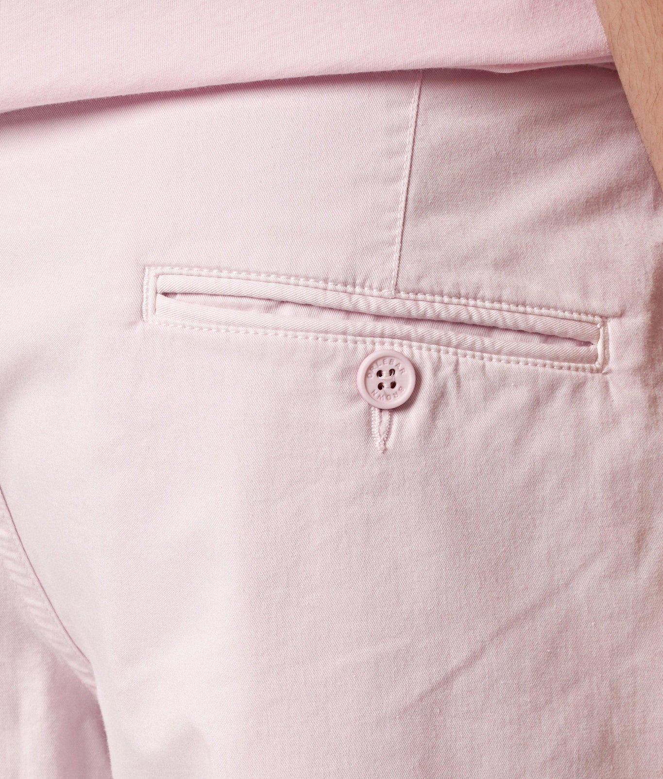 Dane Cotton Twill Longest-Length Cotton Twill Shorts | Conch Pink