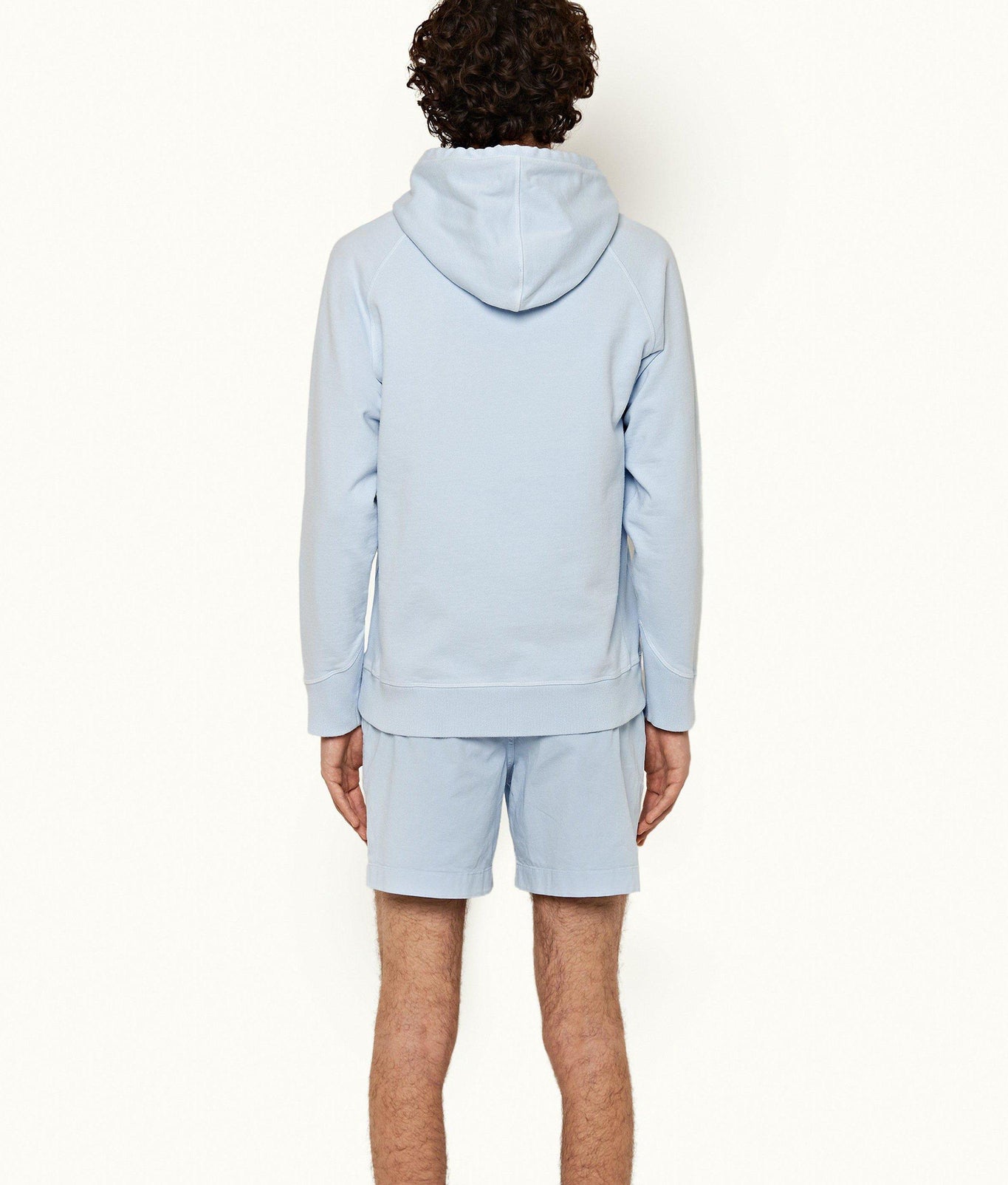 Dane Cotton Twill Longest-Length Cotton Twill Shorts | Ice Blue