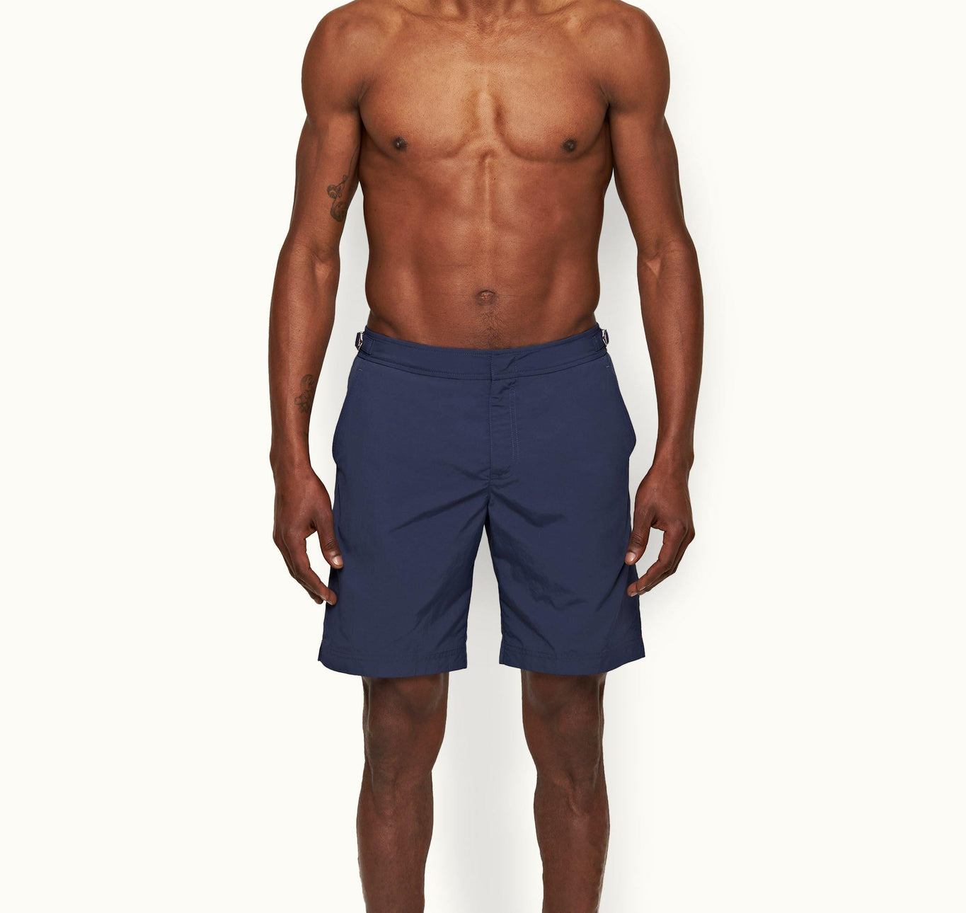 Dane Longest-Length Swim Shorts | Lagoon Blue